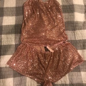 Victoria Secret Rose Gold Lingerie